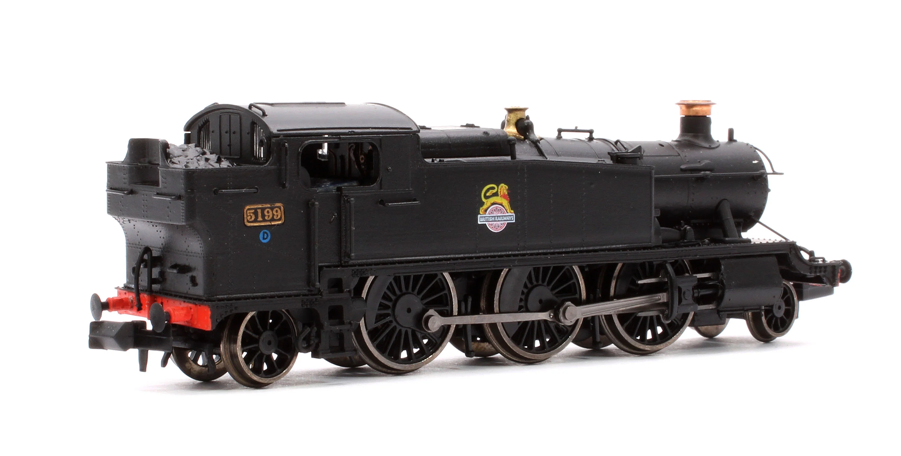 S2103-04 Class 5101 Large Prairie British Railways BR Black (Early Crest) 2-6-2 Tank Locomotive No.5199 - Image 3