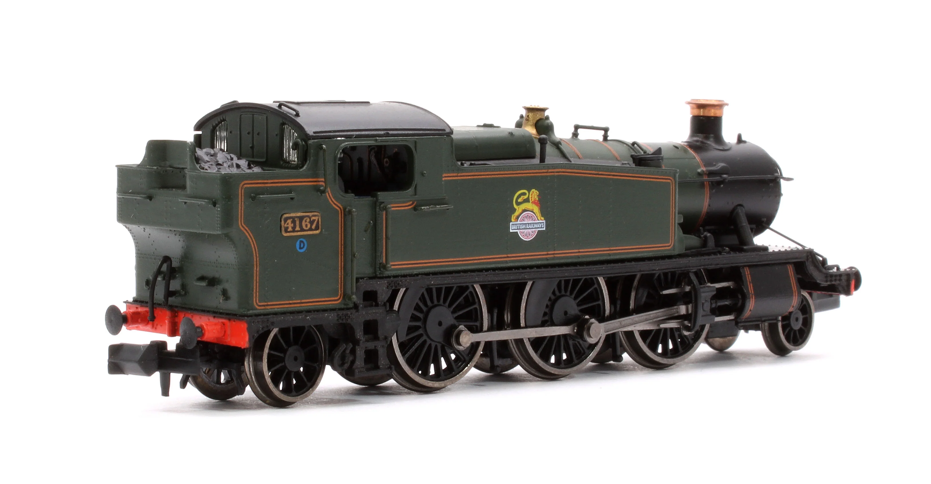 S2103-05 Class 5101 Large Prairie British Railways BR Lined Green (Early Crest) 2-6-2 Tank Locomotive No.4167 - Image 3