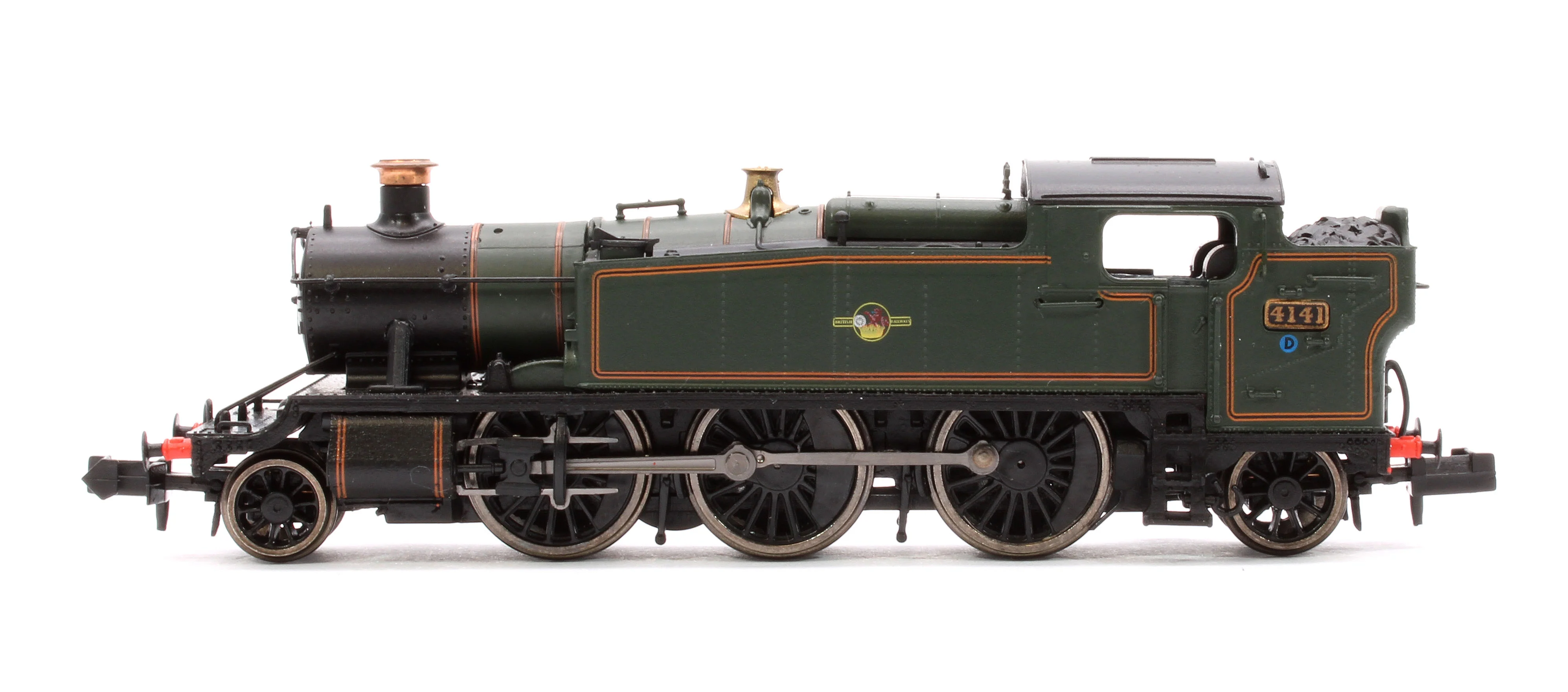 S2103-06 Class 5101 Large Prairie British Railways BR Lined Green (Late Crest) 2-6-2 Tank Locomotive No.4141 - Image 5