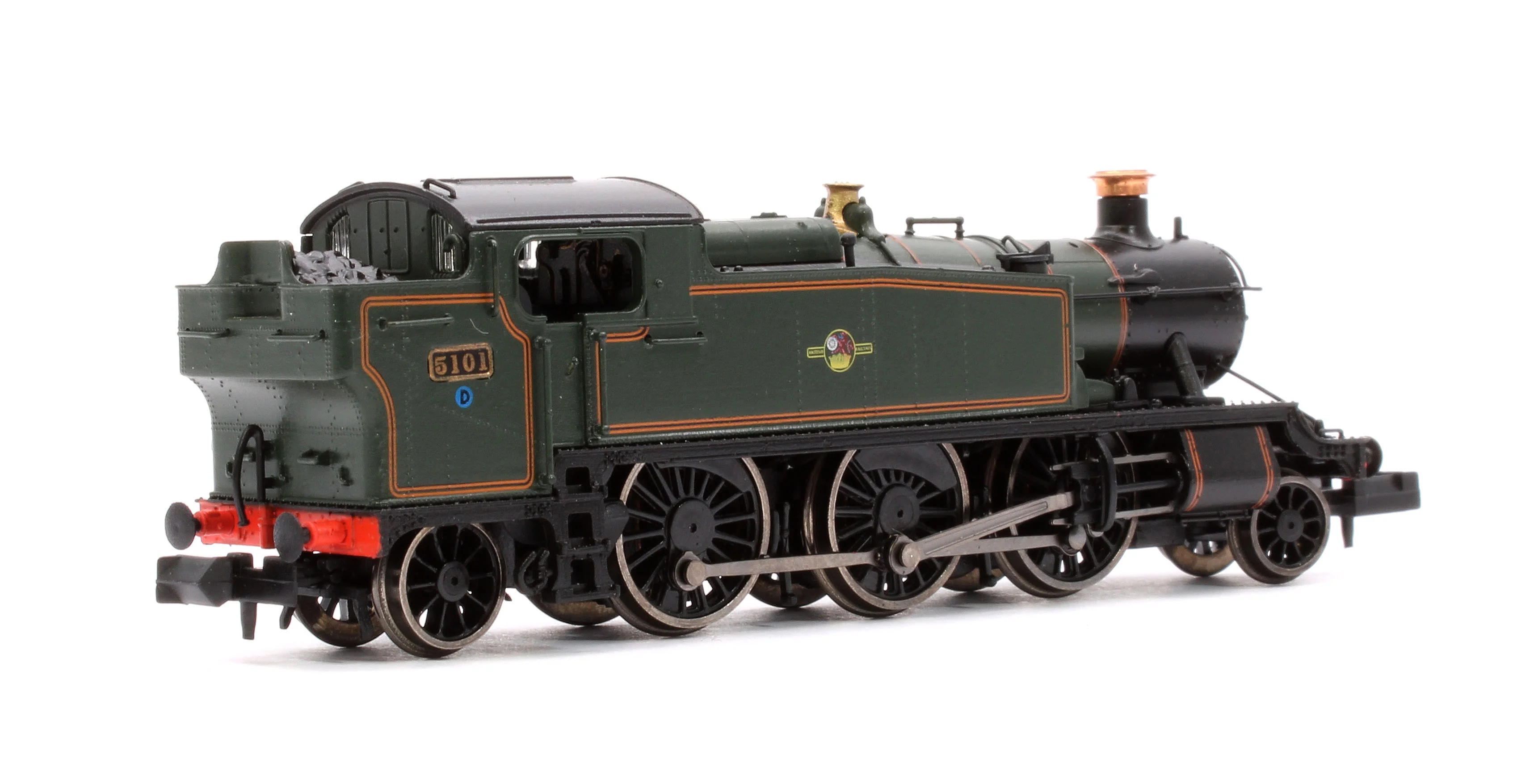 S2103-07 Class 5101 Large Prairie British Railways BR Lined Green (Late Crest) 2-6-2 Tank Locomotive No.5101 - Image 3
