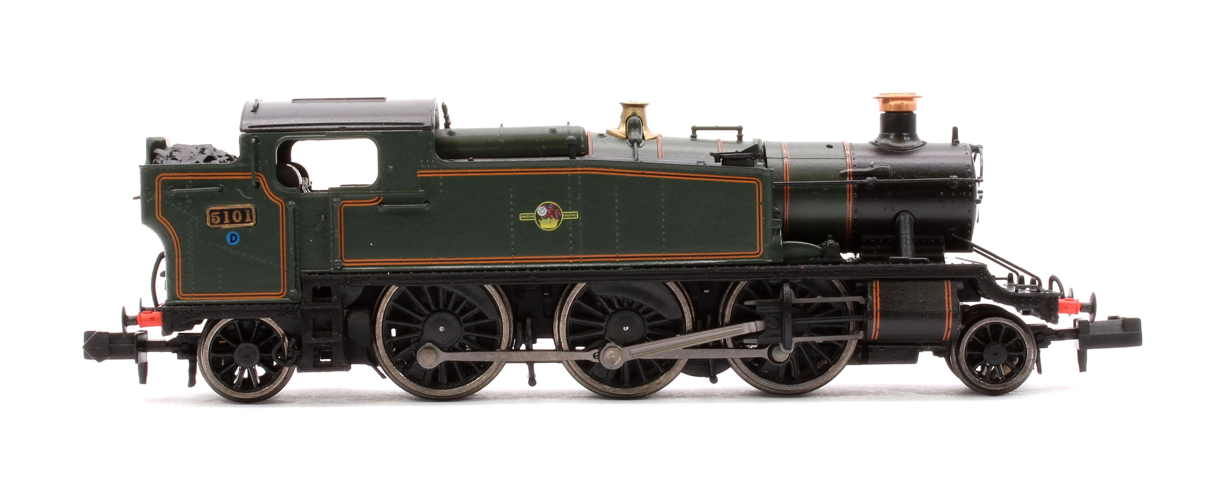 S2103-07 Class 5101 Large Prairie British Railways BR Lined Green (Late Crest) 2-6-2 Tank Locomotive No.5101 - Image 6