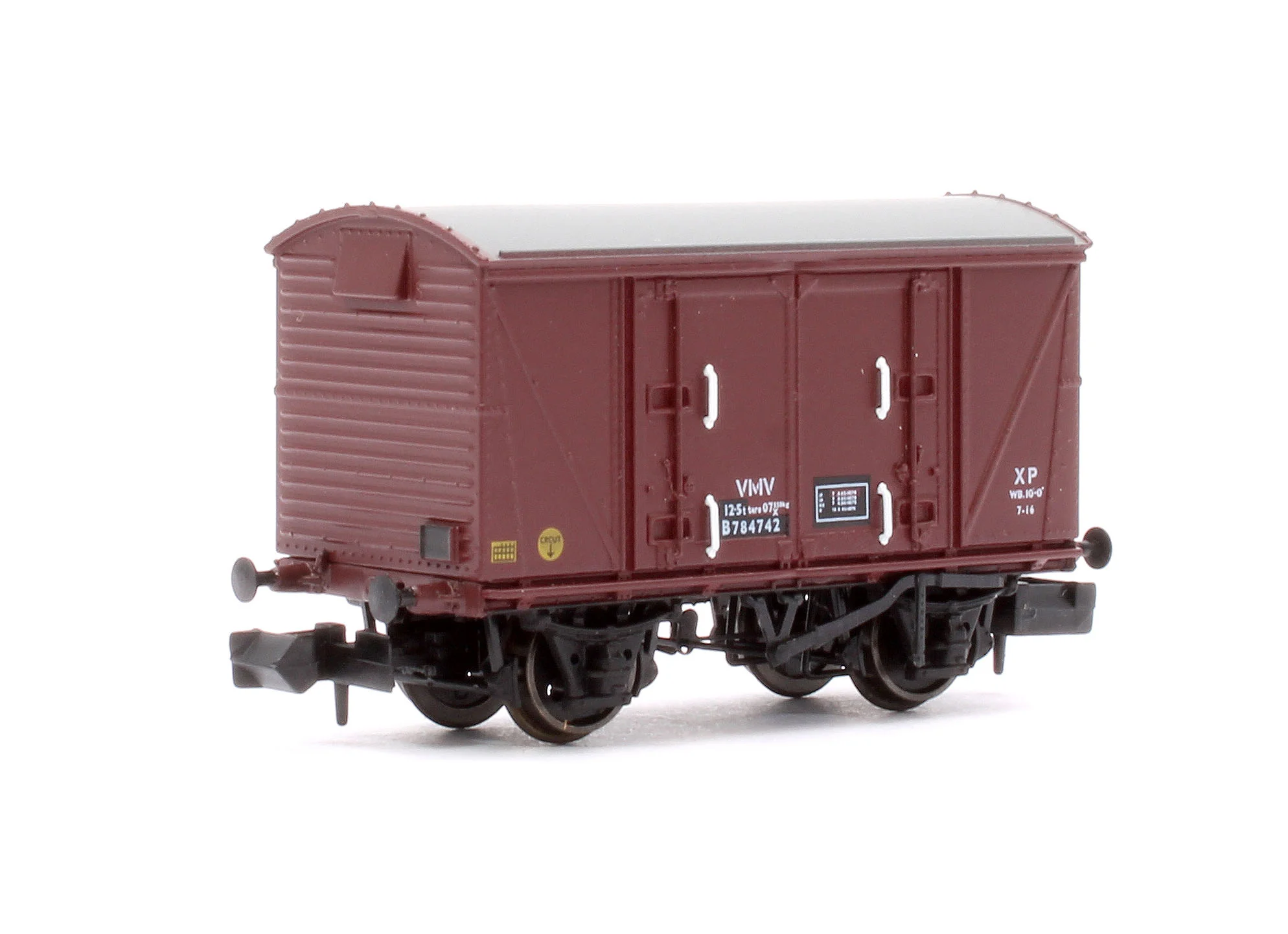 S2301-05 Set of 3 BR 12T Vanwide Ventilated Vans, BR Freight Brown VMV XP - Image 5