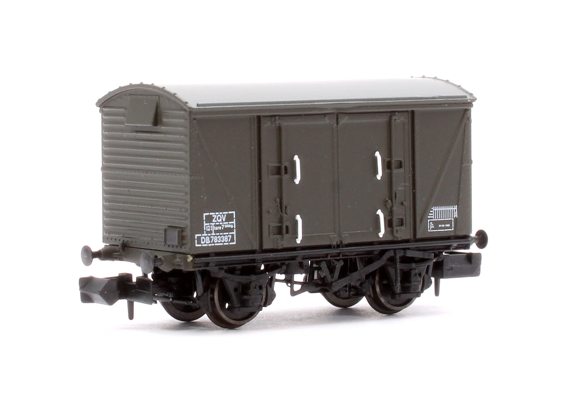 S2301-07 Set of 3 BR 12T Vanwide Ventilated Vans, BR Departmental Olive Green VQV - Image 3