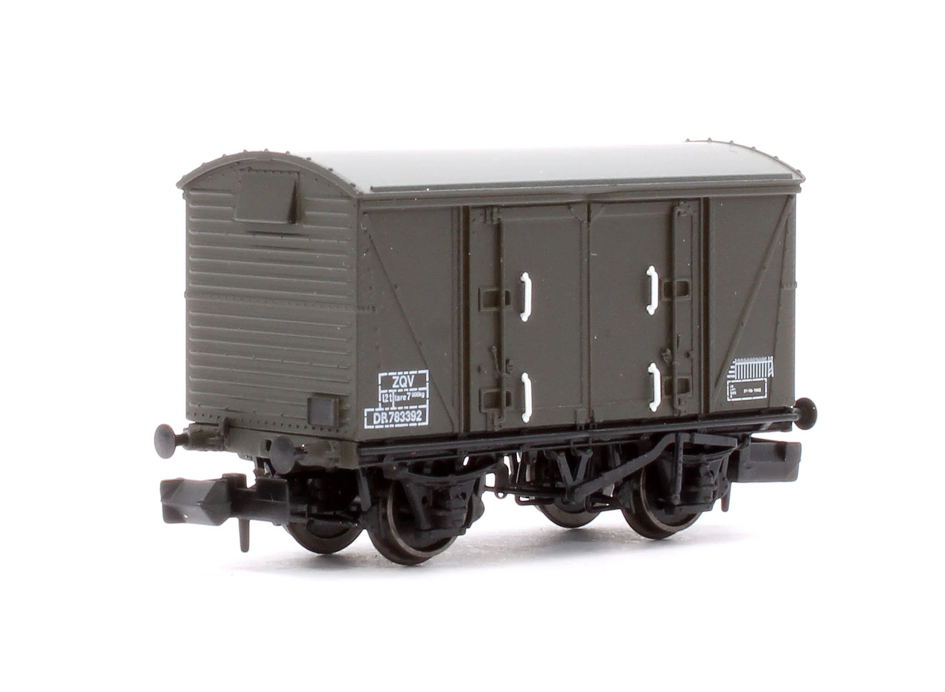 S2301-07 Set of 3 BR 12T Vanwide Ventilated Vans, BR Departmental Olive Green VQV - Image 5