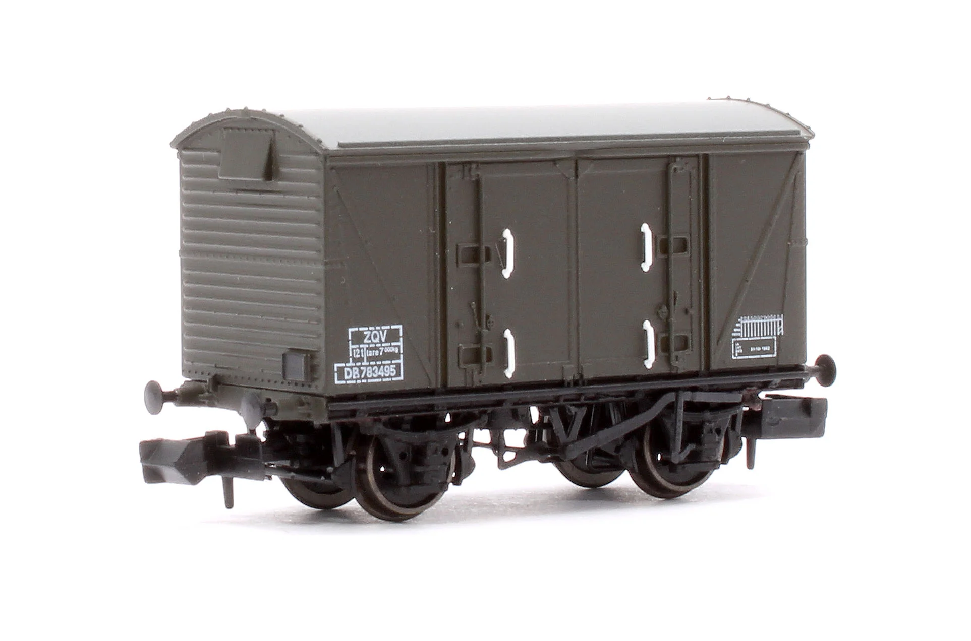 S2301-07 Set of 3 BR 12T Vanwide Ventilated Vans, BR Departmental Olive Green VQV - Image 7