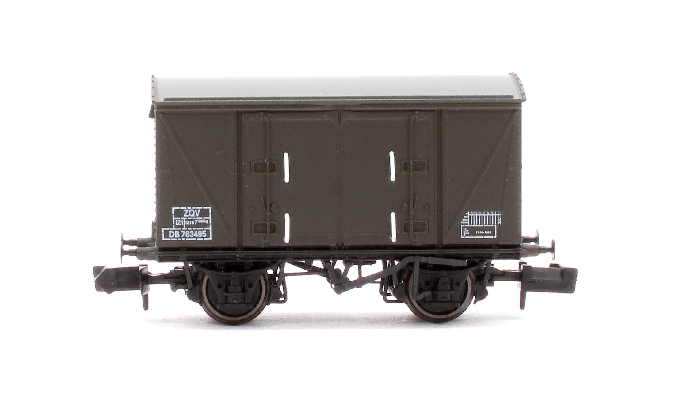 S2301-07 Set of 3 BR 12T Vanwide Ventilated Vans, BR Departmental Olive Green VQV - Image 8