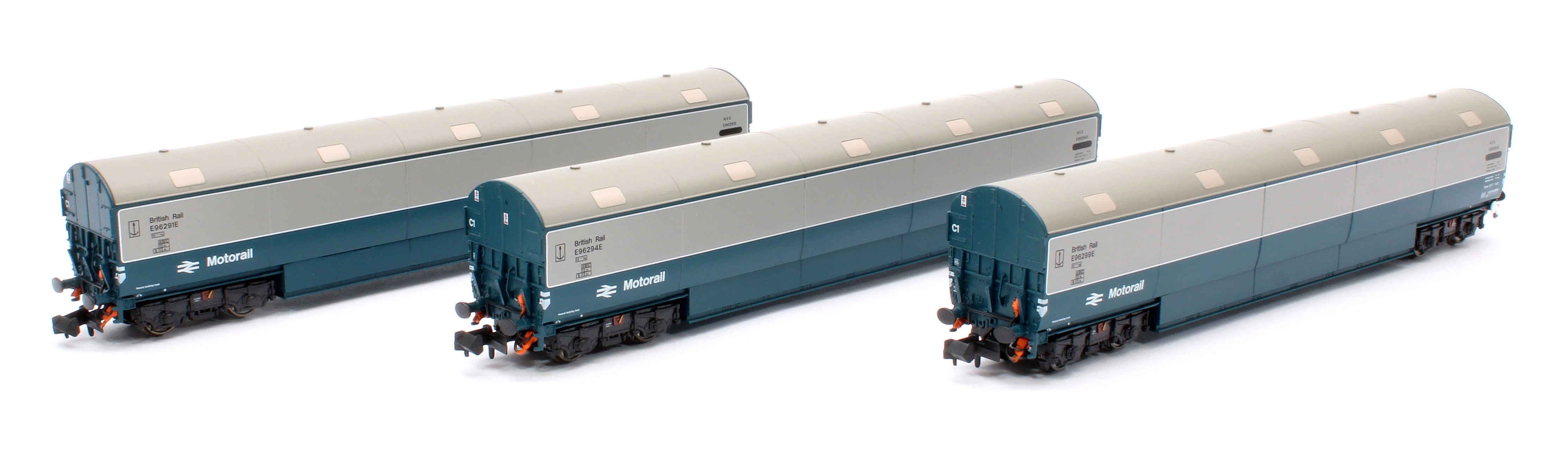 S2303-05 Newton Chambers Car Transporter BR Motorail BR Blue/Grey NVX E96291/294/299E - Pack 2