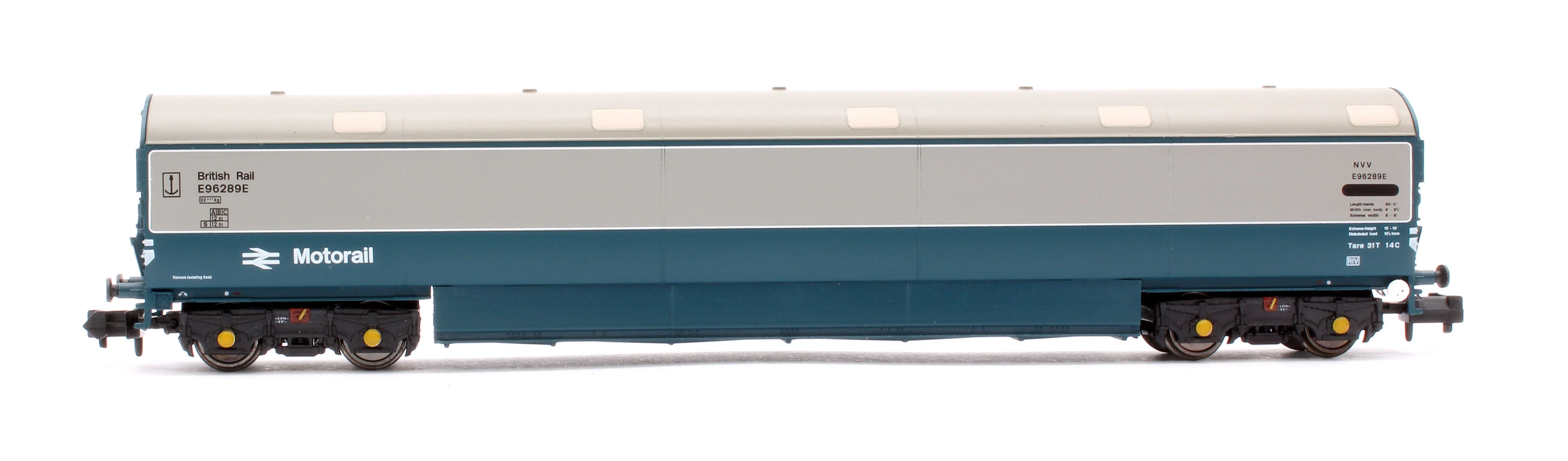 S2303-06 Newton Chambers Car Transporter BR Motorail BR Blue/Grey NVV E96288/289/293E - Pack 3 - Image 6