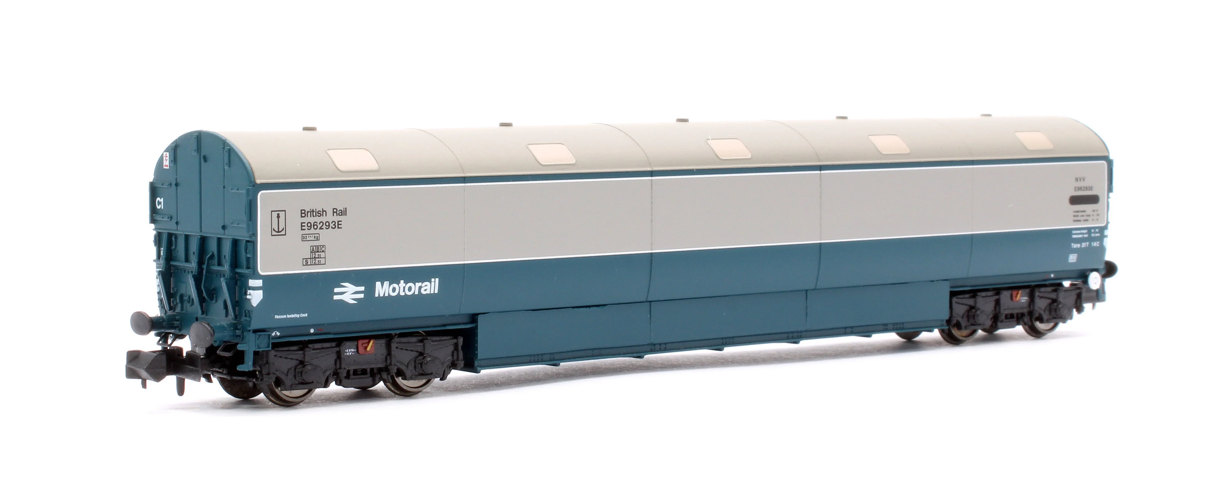 S2303-06 Newton Chambers Car Transporter BR Motorail BR Blue/Grey NVV E96288/289/293E - Pack 3 - Image 8
