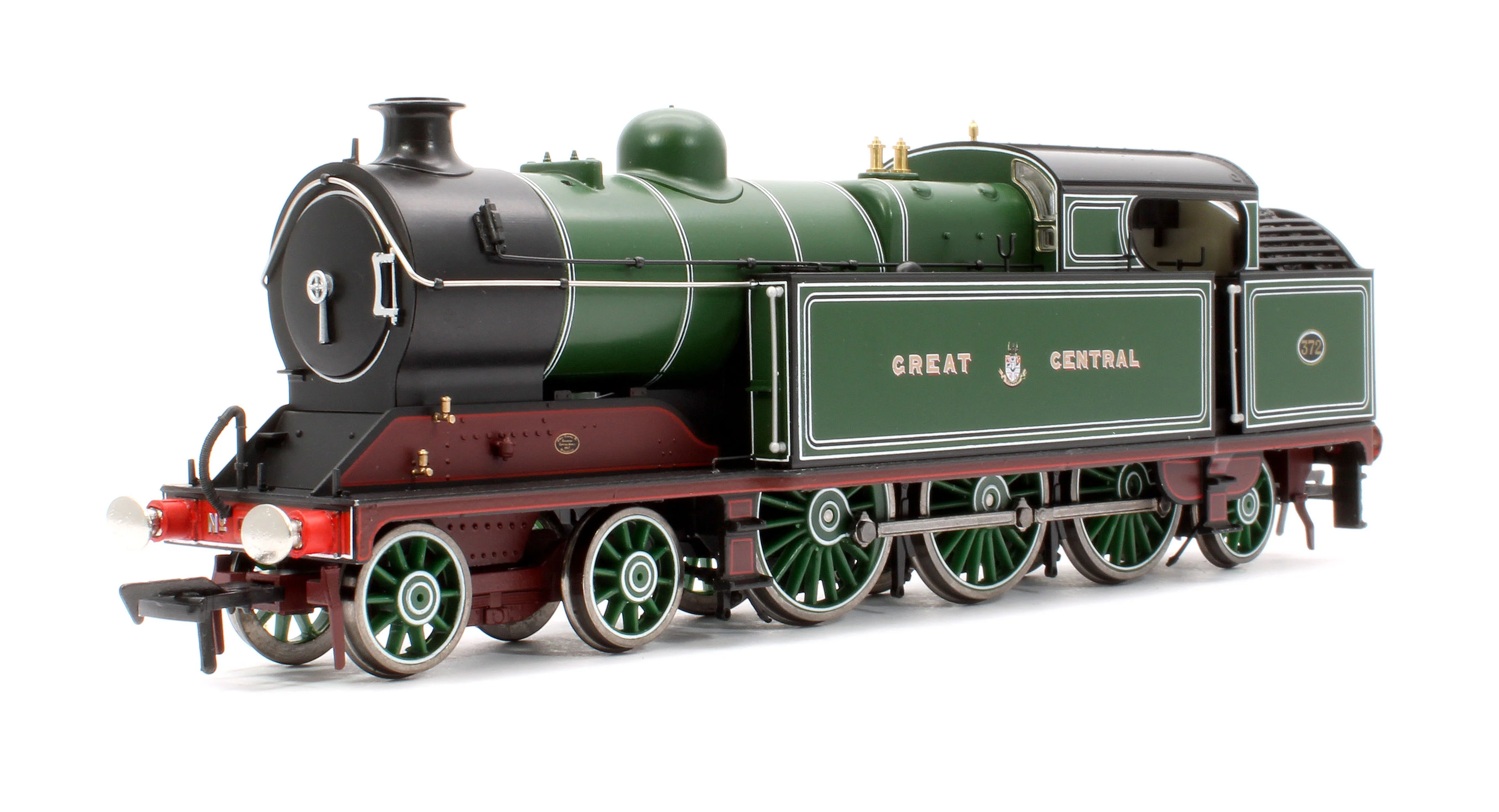 S4101-01A Robinson A5 (GCR Class 9N) 4-6-2 GCR Great Central Green No.372 Steam Tank Locomotive