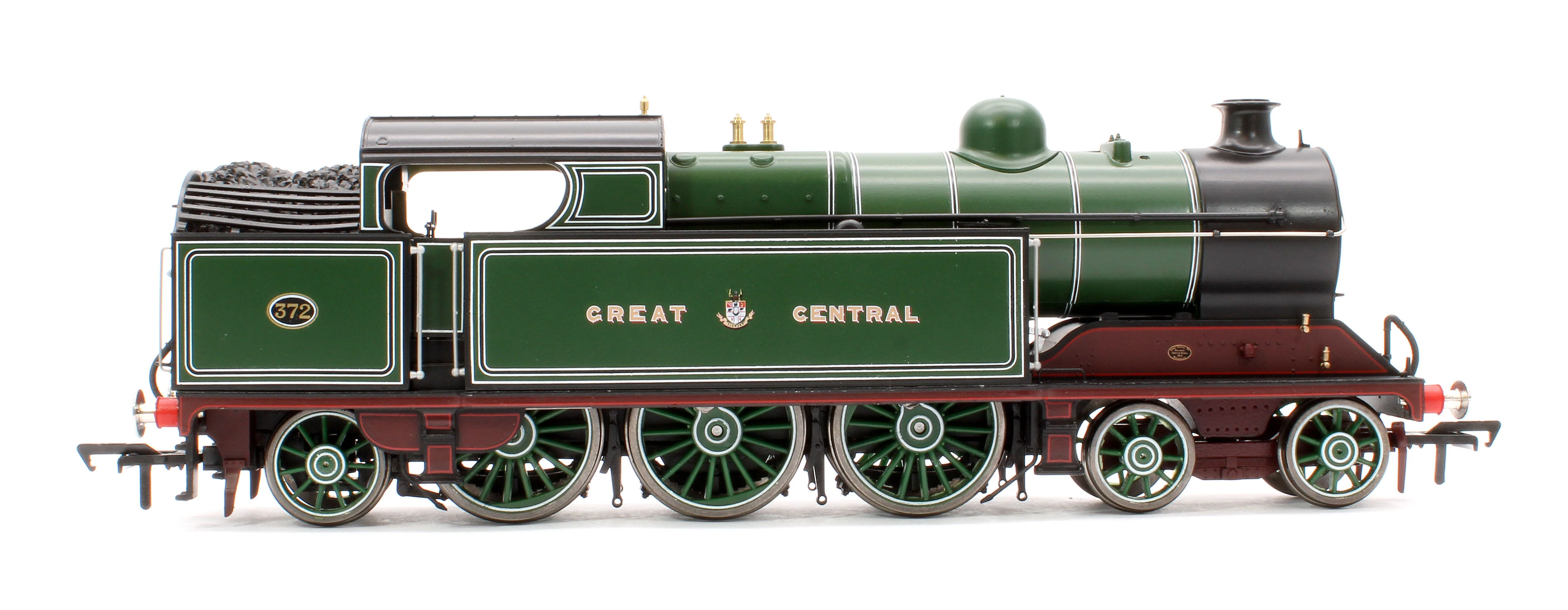 S4101-01A Robinson A5 (GCR Class 9N) 4-6-2 GCR Great Central Green No.372 Steam Tank Locomotive - Image 6