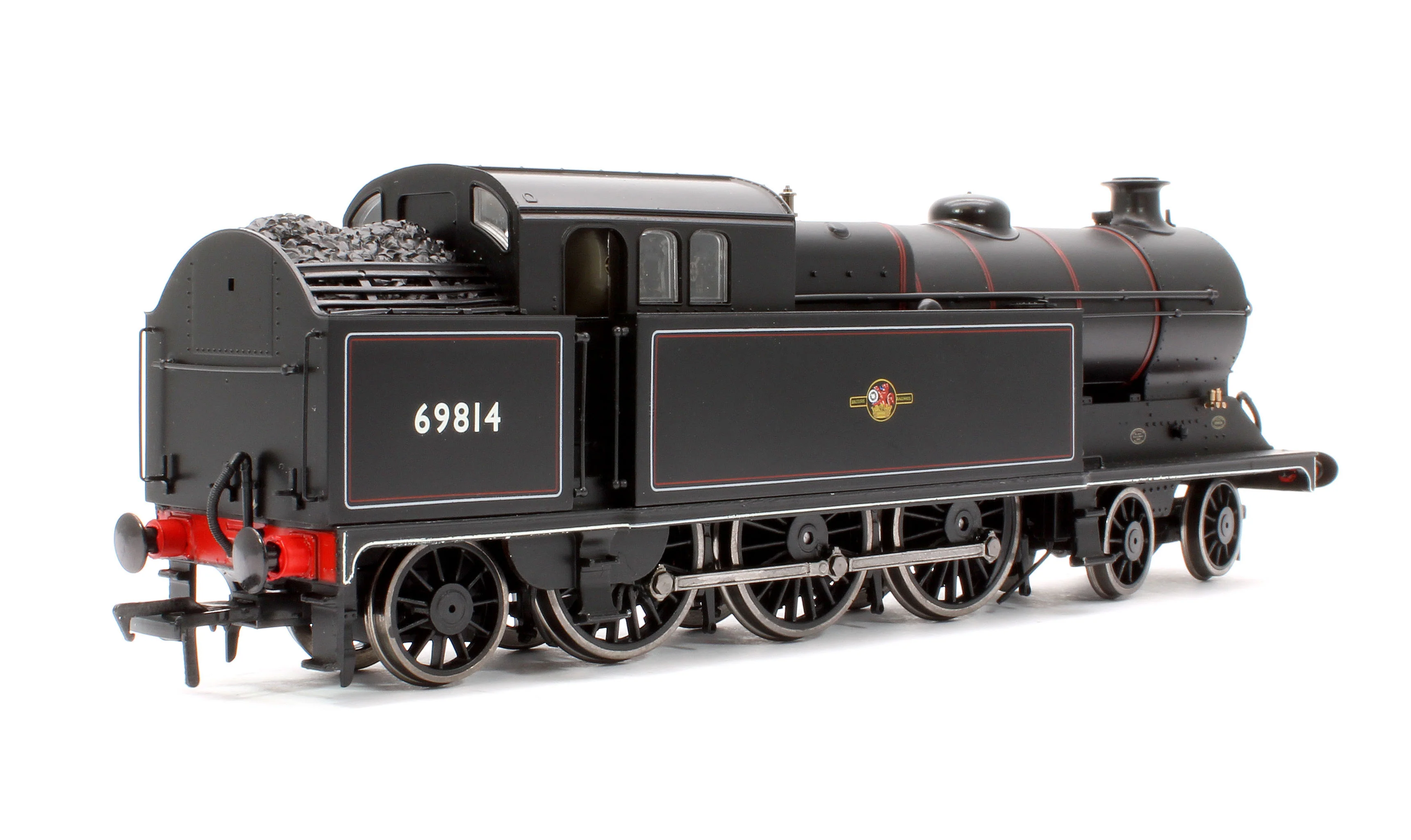 S4101-08A Robinson A5 (GCR Class 9N) 4-6-2 BR Black (Late Crest) No.69814 Steam Tank Locomotive - Image 3