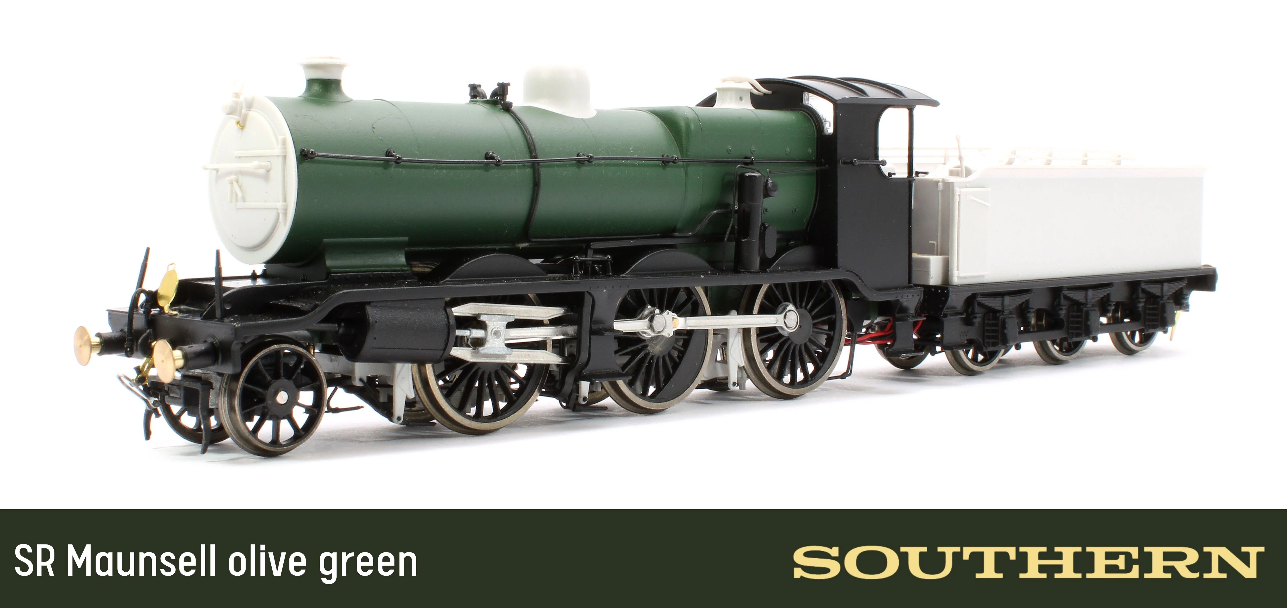 S4102-03 LB&SCR K Class 2-6-0 Southern Maunsell SR Urie Green No.343 Steam Locomotive - Image 3