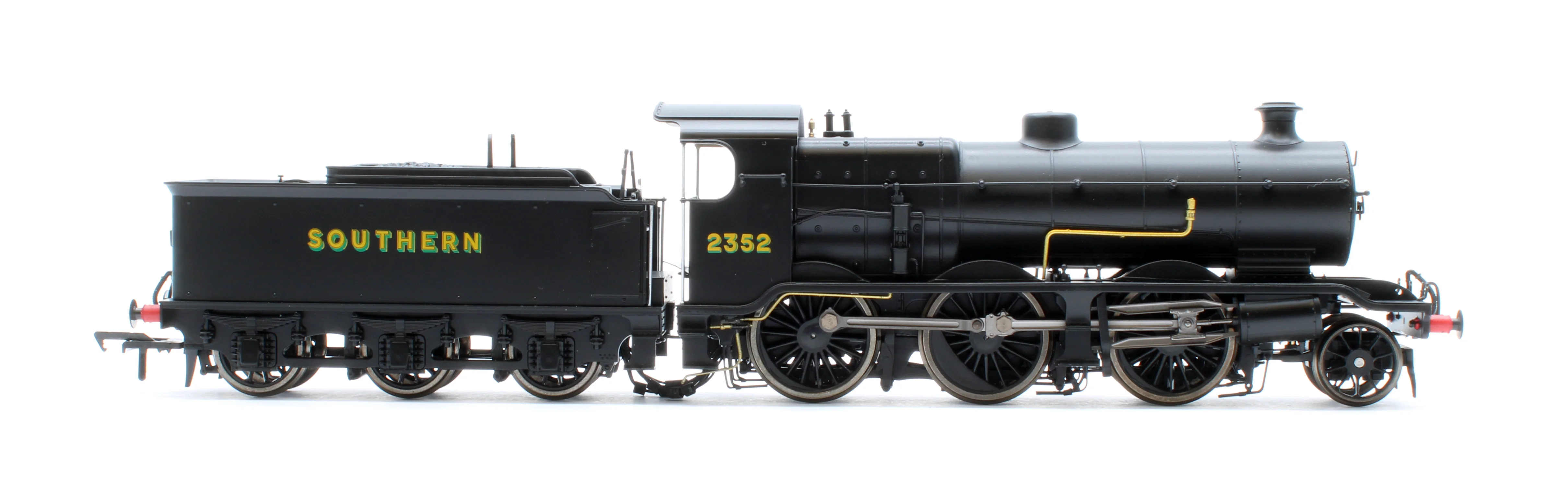S4102-07 LB&SCR K Class 2-6-0 Southern Bulleid War Time Black No.2352 Steam Locomotive - Image 6