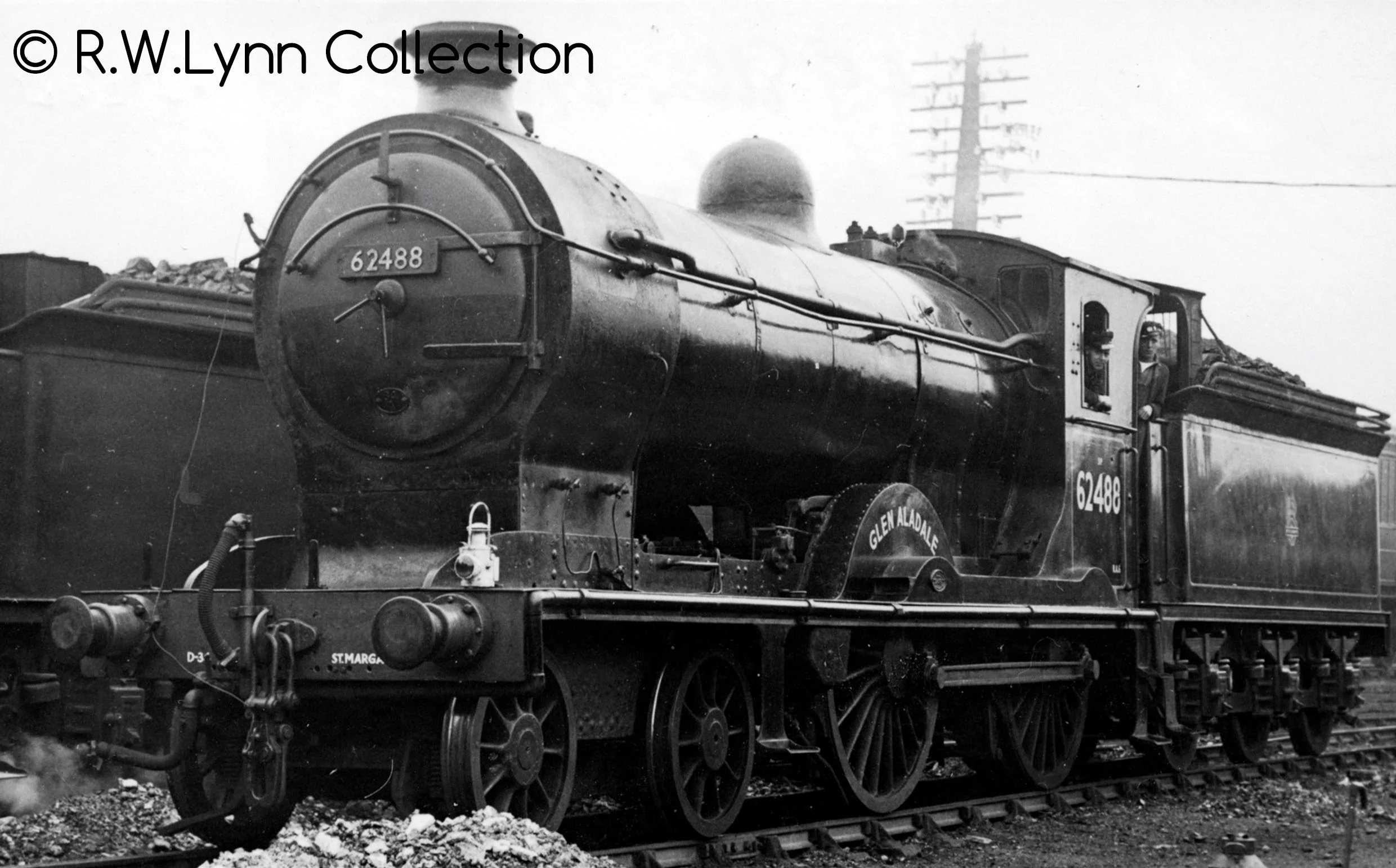 S4103-06 Class D34 ‘Glen’ 4-4-0 62488 “Glen Aladale” BR Lined Black Early Emblem (1948-1956) Steam Locomotive - Image 9