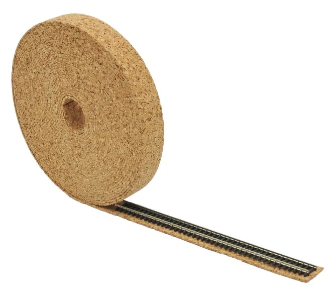 SPD-0112 O Gauge - Model Railway Cork Track Underlay 10 Meters Long x 65mm - 2mm Thick