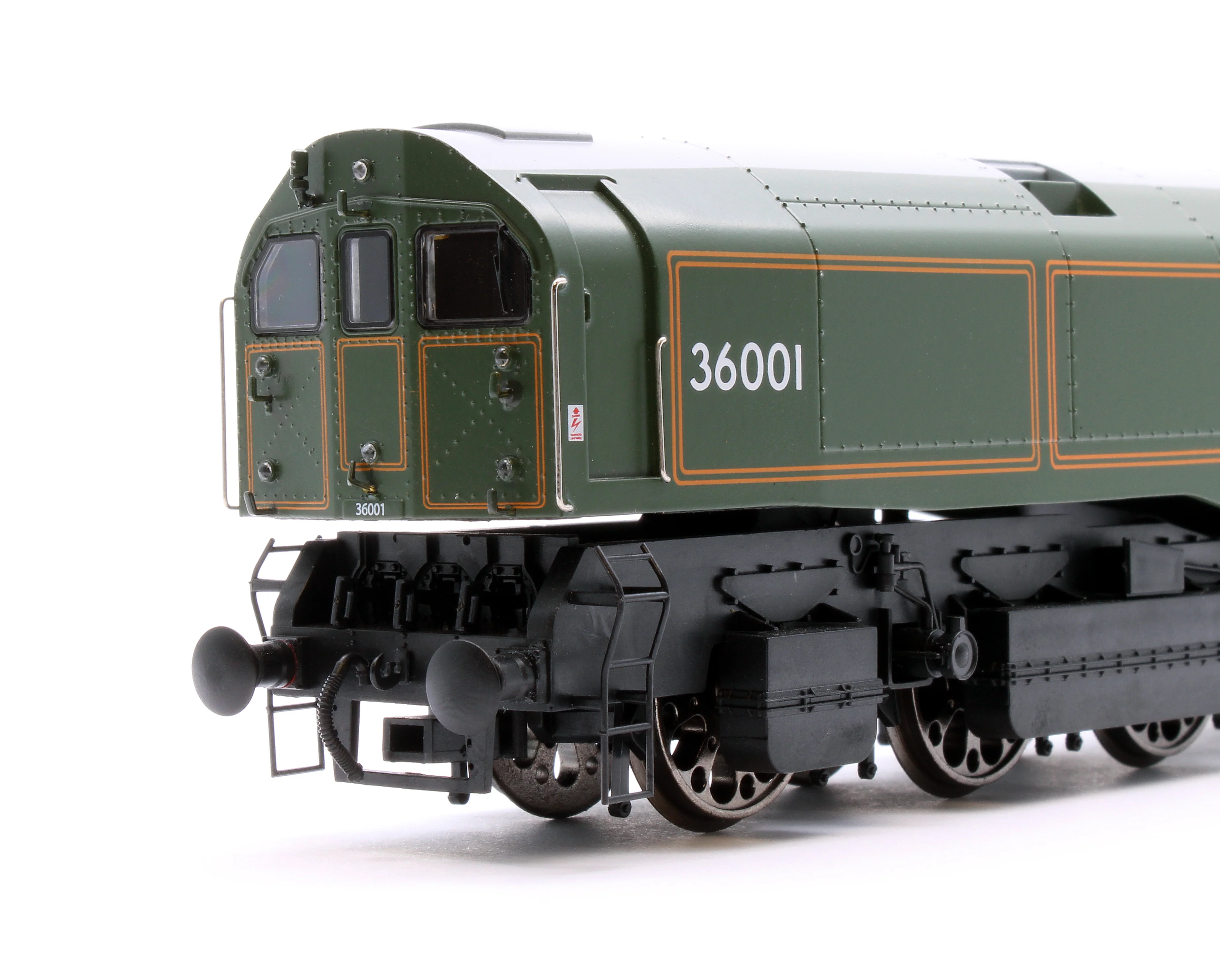 LEAD-OO-S-GREEN SR Bulleid "The Leader" BR Green (Late Crest) 0-6-6-0 Articulated Steam Locomotive - DCC Sound - Image 7
