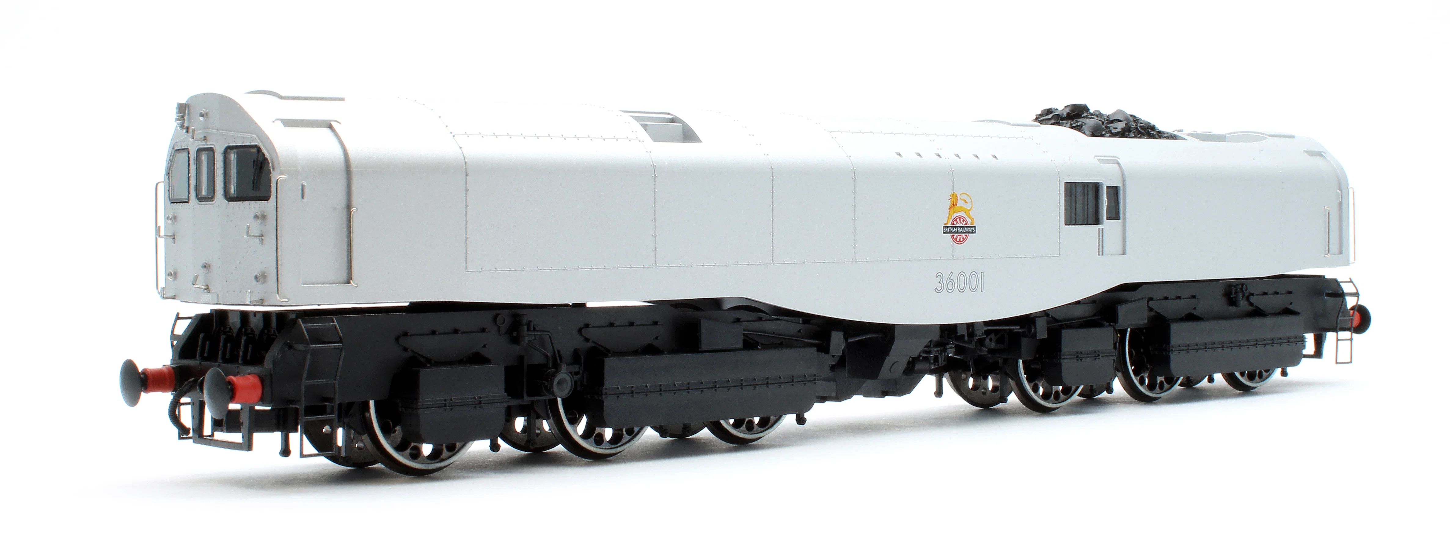 LEAD-OO-S-P-CREST SR Bulleid "The Leader" Prototype Grey (Early Crest) 0-6-6-0 Articulated Steam Locomotive - DCC Sound