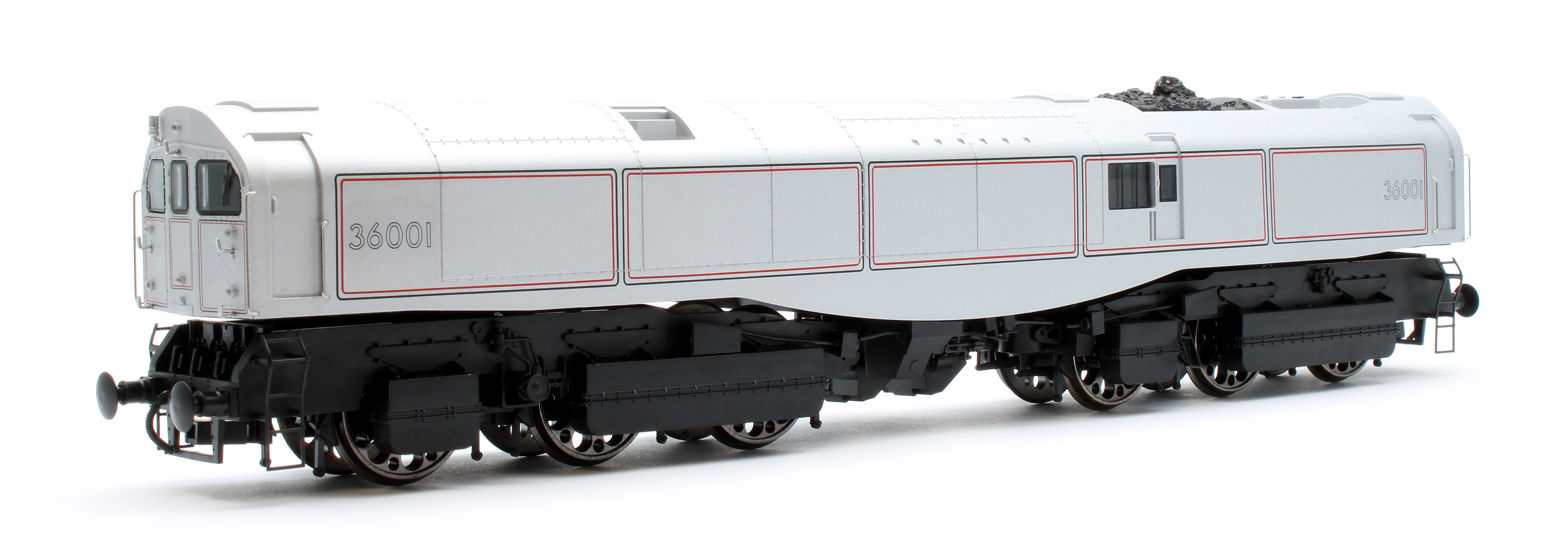LEAD-OO-S-P-G SR Bulleid "The Leader" Prototype Grey (No Crest) 0-6-6-0 Articulated Steam Locomotive - DCC Sound