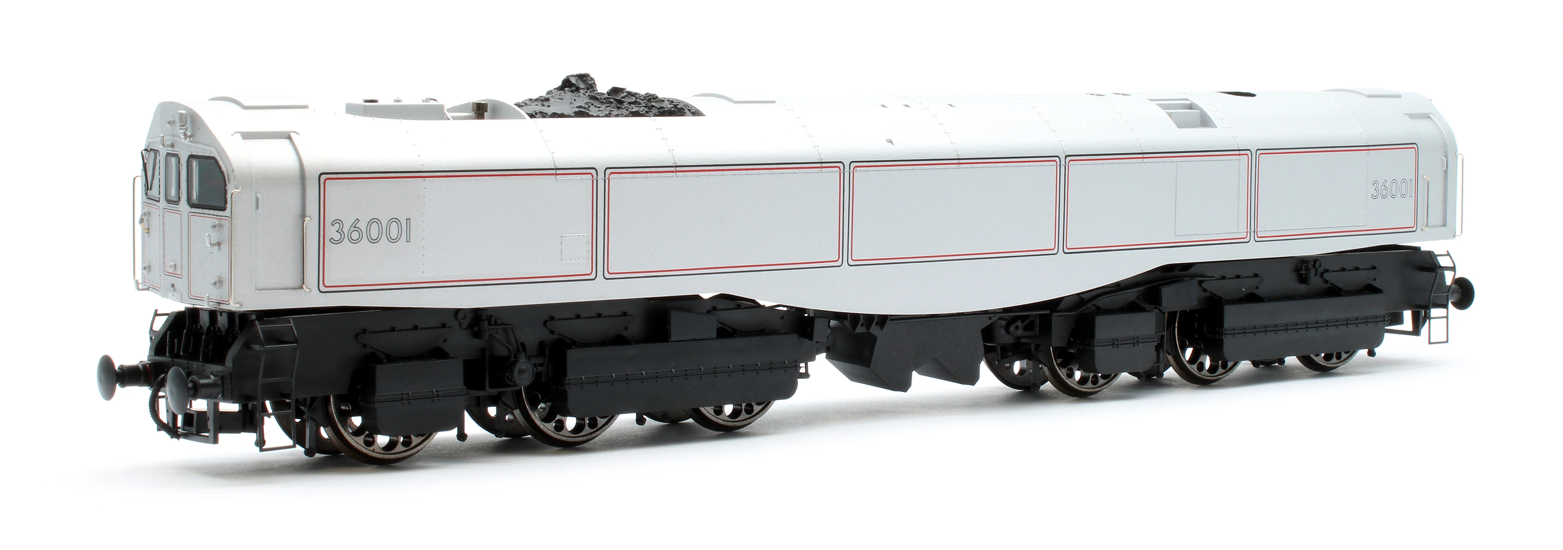 LEAD-OO-S-P-G SR Bulleid "The Leader" Prototype Grey (No Crest) 0-6-6-0 Articulated Steam Locomotive - DCC Sound - Image 3