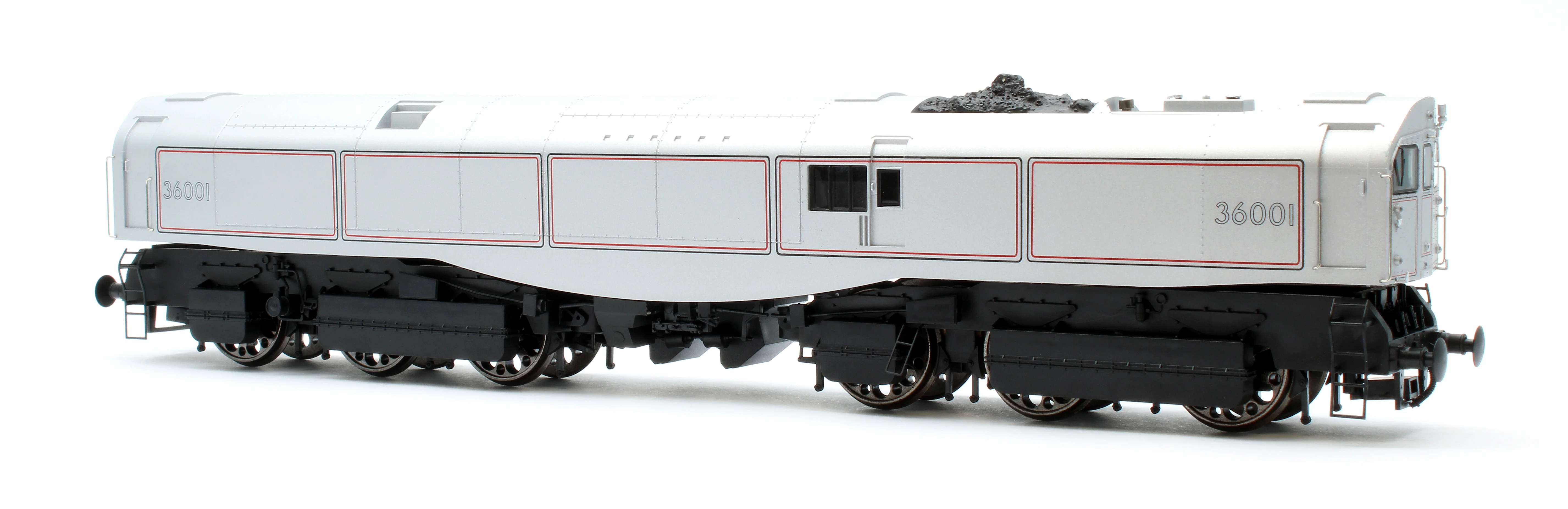 LEAD-OO-S-P-G SR Bulleid "The Leader" Prototype Grey (No Crest) 0-6-6-0 Articulated Steam Locomotive - DCC Sound - Image 4