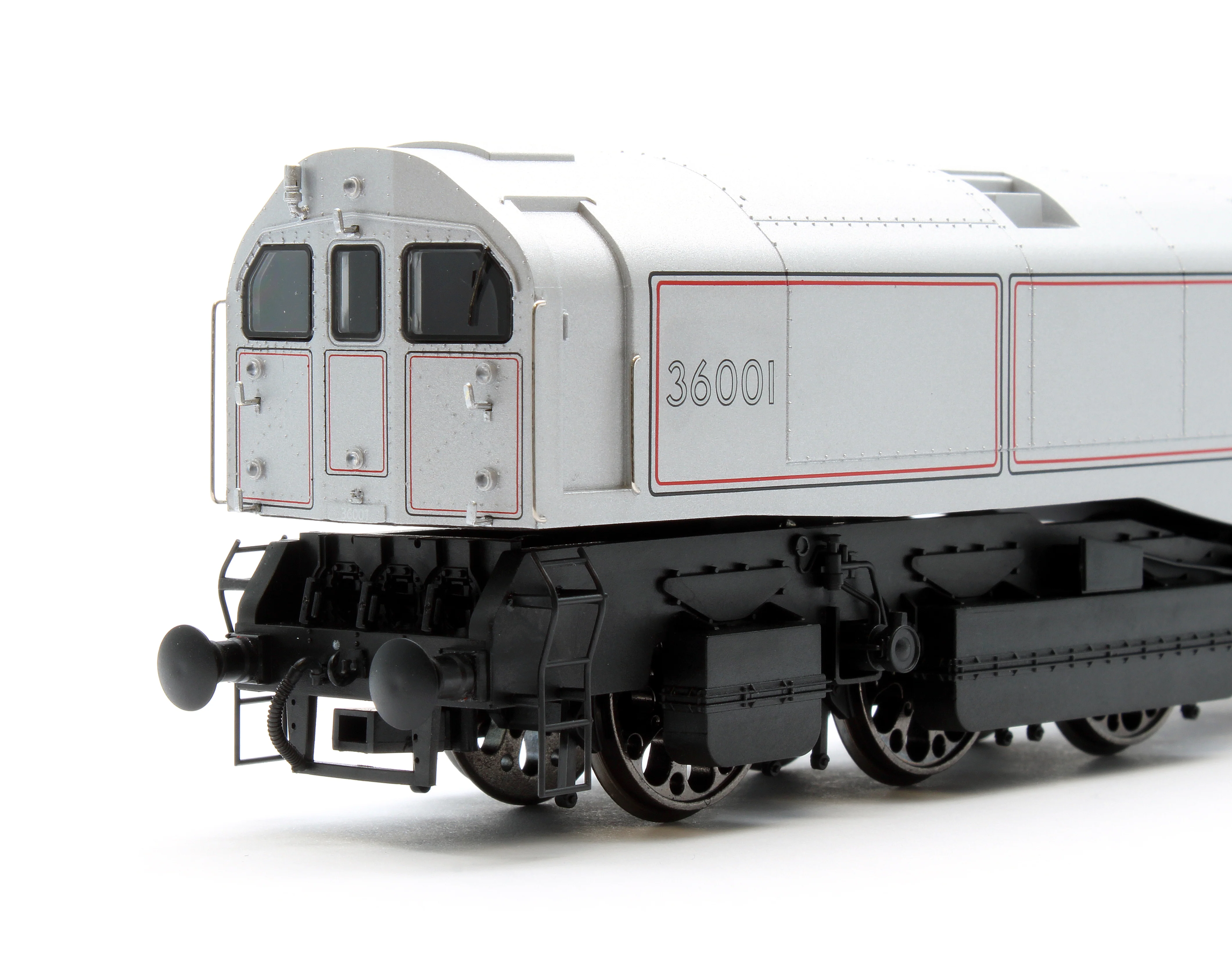LEAD-OO-S-P-G SR Bulleid "The Leader" Prototype Grey (No Crest) 0-6-6-0 Articulated Steam Locomotive - DCC Sound - Image 7