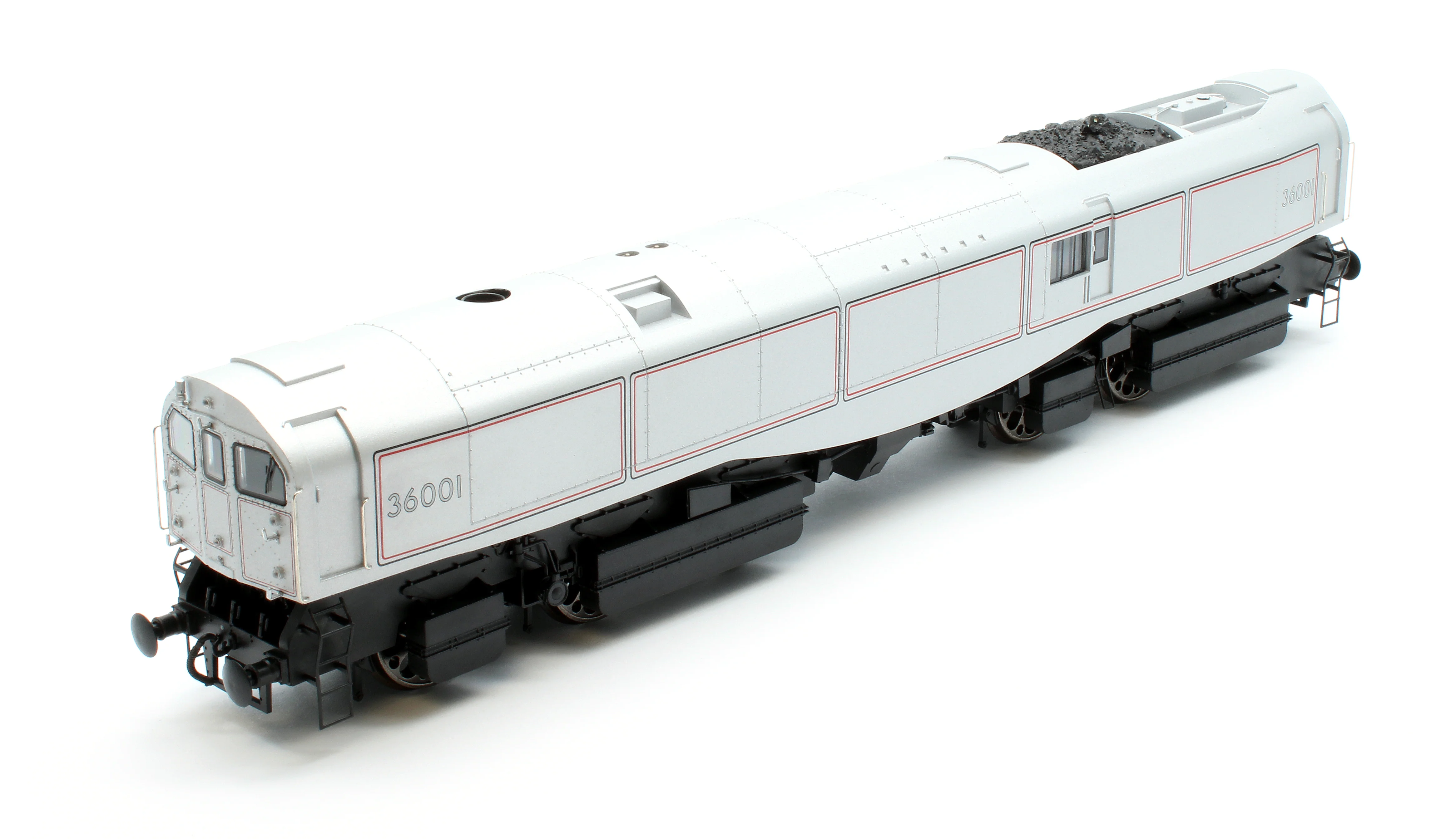 LEAD-OO-S-P-G SR Bulleid "The Leader" Prototype Grey (No Crest) 0-6-6-0 Articulated Steam Locomotive - DCC Sound - Image 9