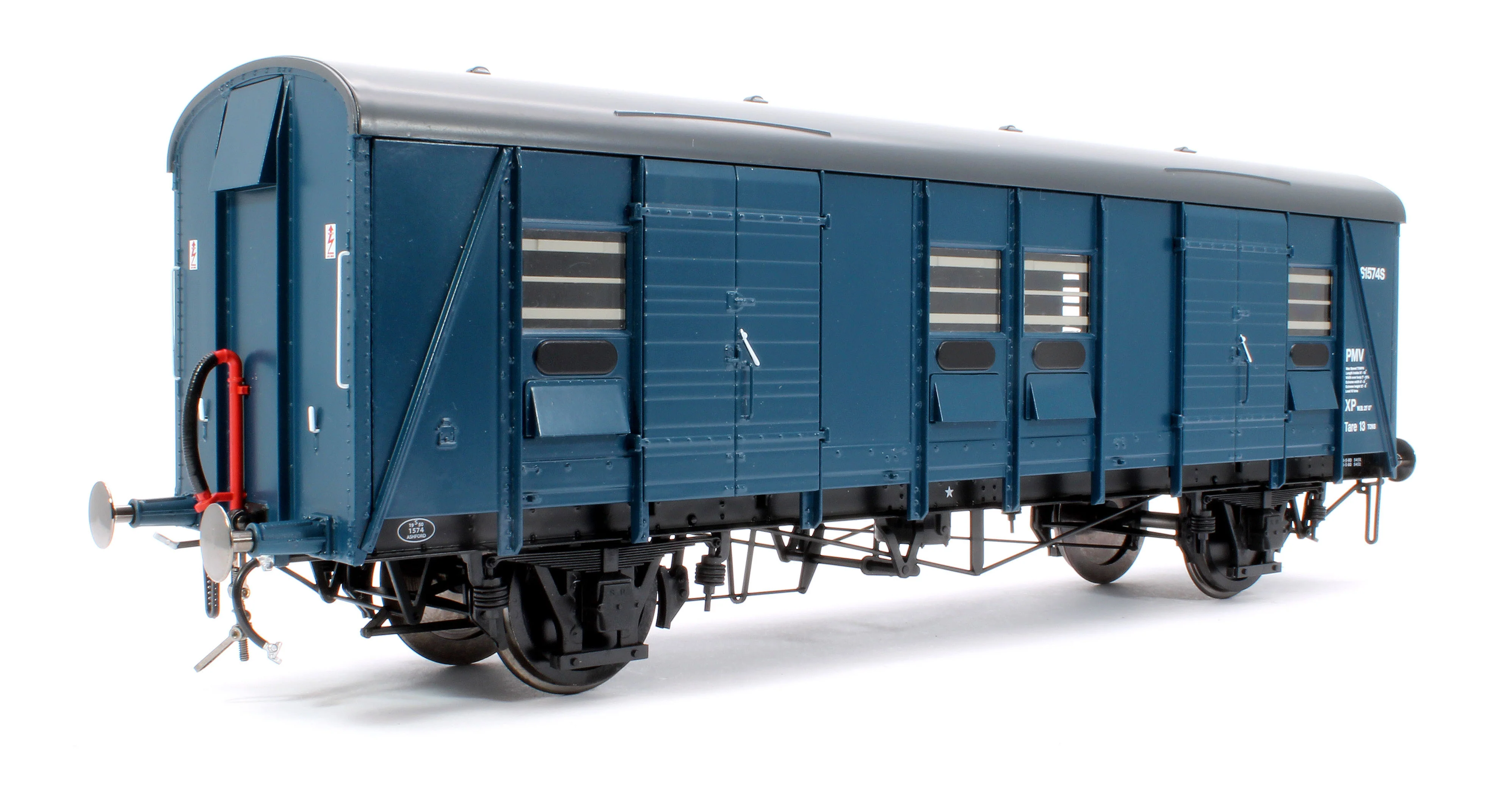 9153 SR Parcels & Miscellaneous Van (PMV) S1574 BR Blue (plywood body)