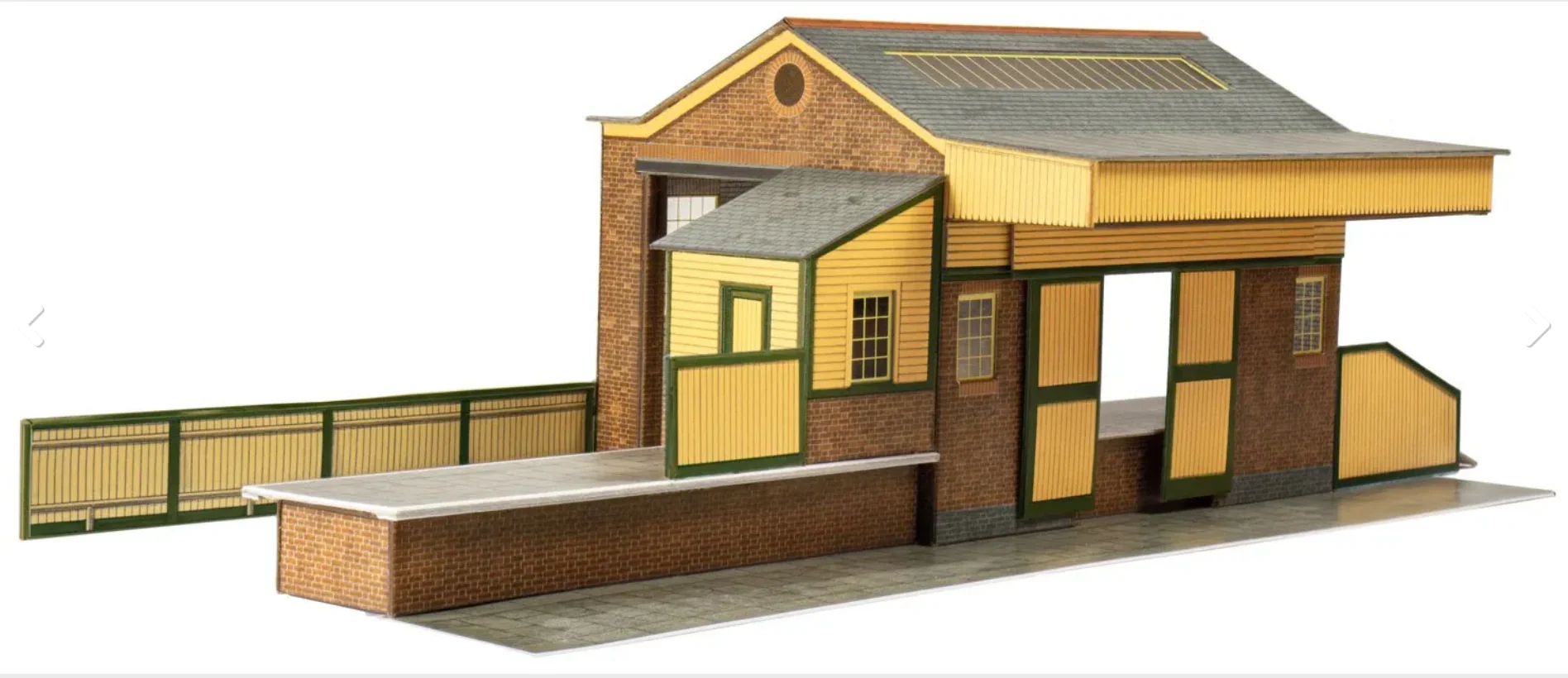 SQA7 Good Depot Building (Red Brick) Cardboard Kit