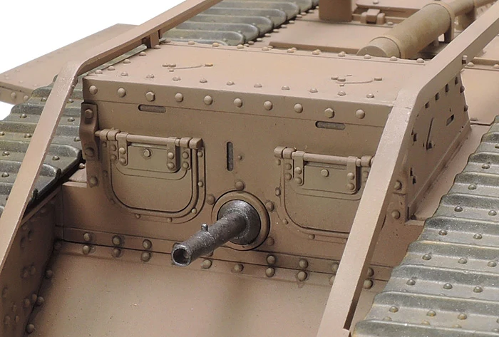 30057 1/35 Scale Motorized Tank Series No.57 WWI British Tank Mk.IV Male (w/Single Motor) Kit - Image 6