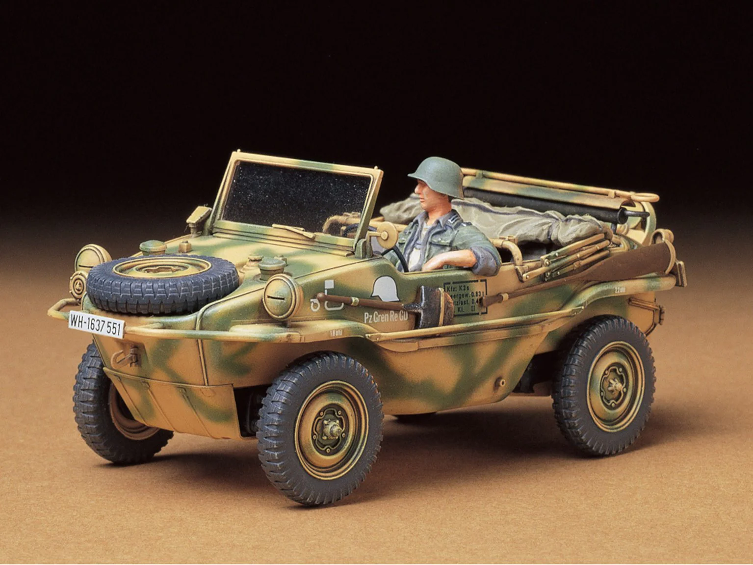35224 1/35 Military Miniature Series no.224 German Schwimmwagen Type 166 Kit