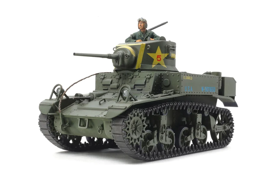35360 1/35 Military Miniature Series No.360 U.S. Light Tank M3 Stuart Late Production Kit