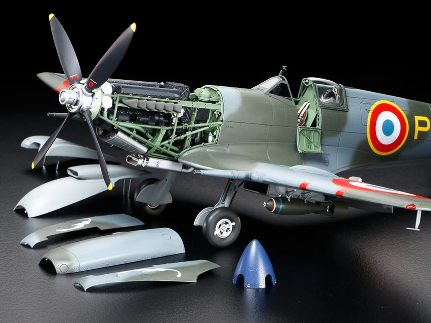 60319 1/32 Aircraft Series No.19 Supermarine Spitfire Mk.IXc Kit - Image 4
