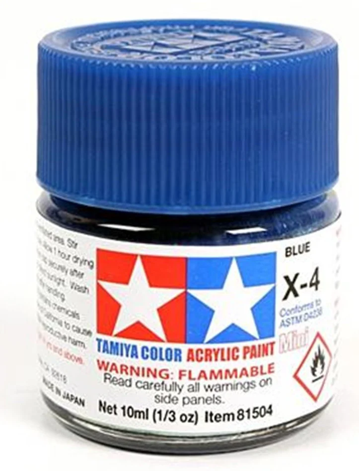 T81504 TAMIYA ACRYLIC MINI X-4 BLUE