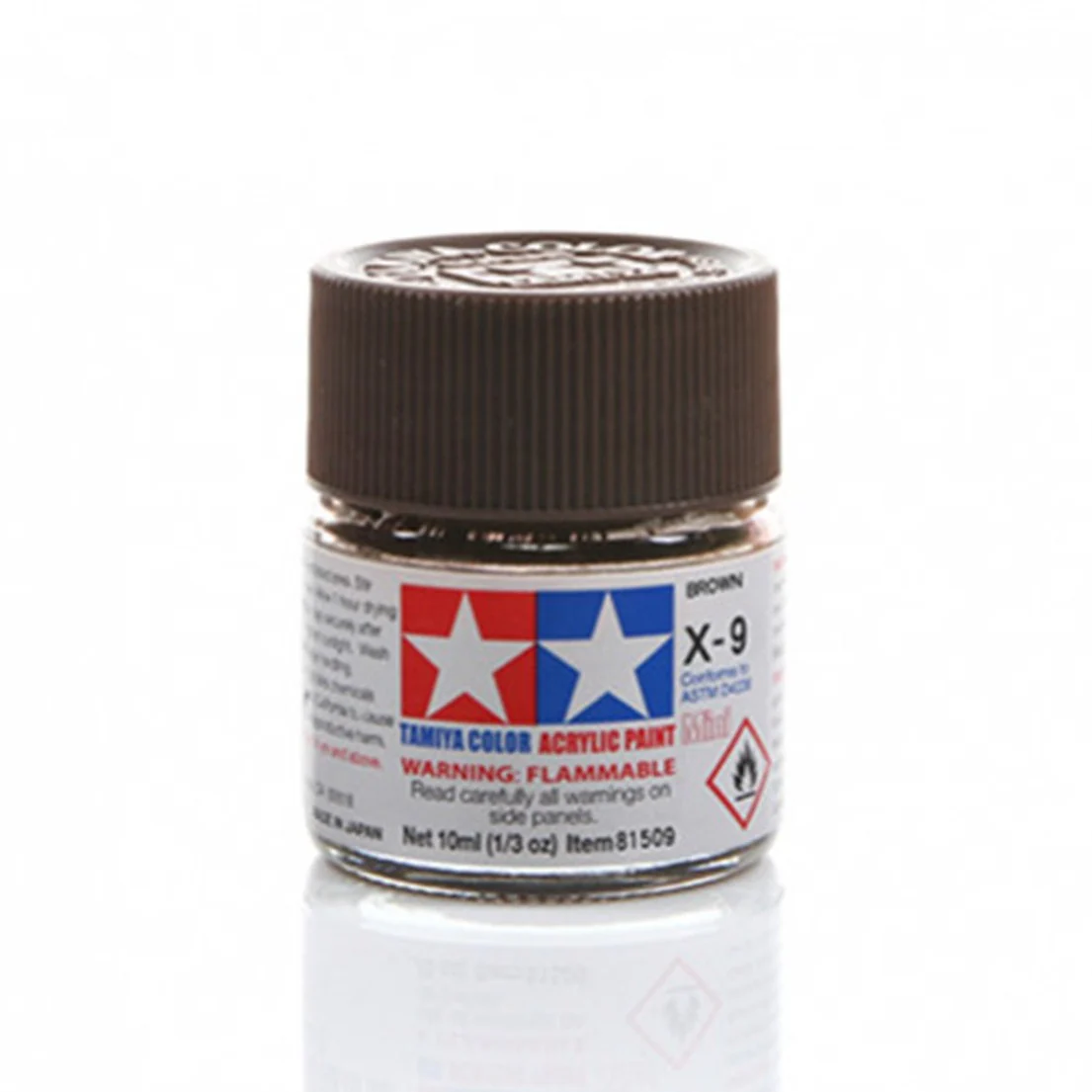 T81509 TAMIYA ACRYLIC MINI X-9 BROWN