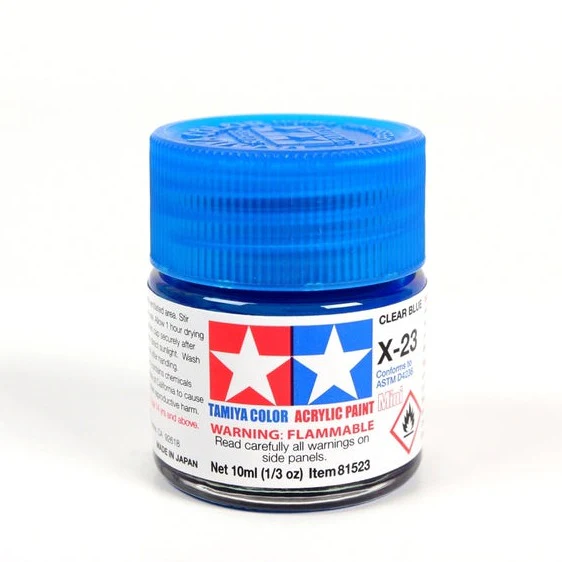 T81523 TAMIYA ACRYLIC MINI X-23 CLEAR BLUE
