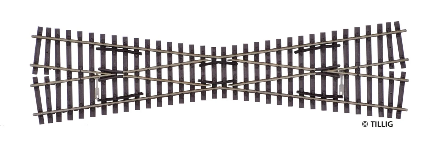 85160 Tillig elite track : Dimond Crossing HO 15°