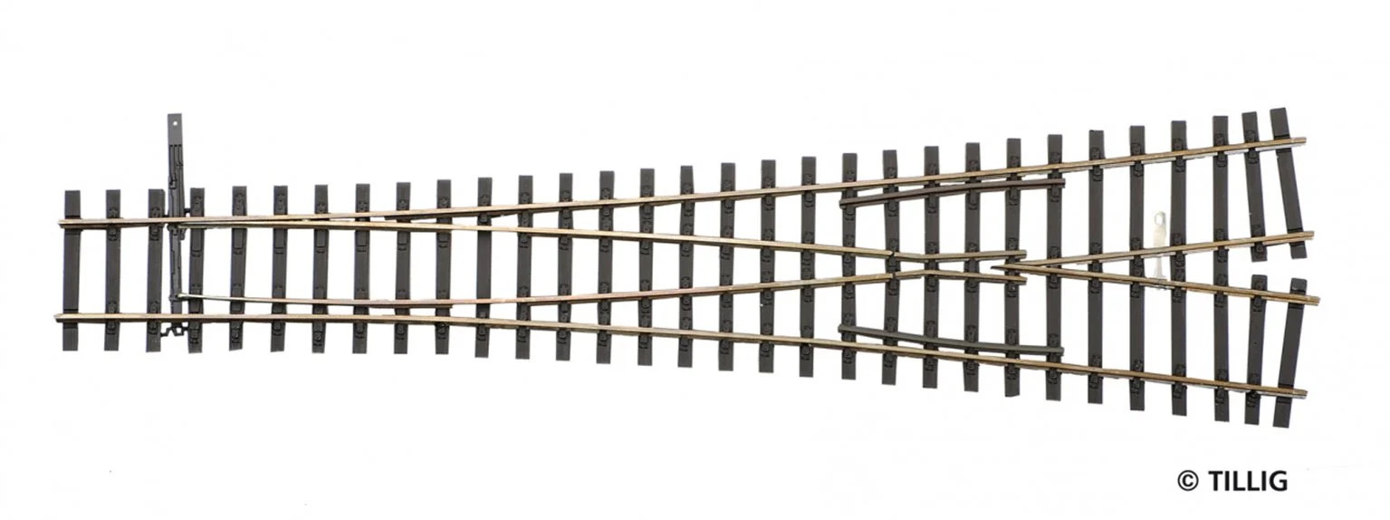 85381 Tillig elite track : Wye Point HO 7.5°