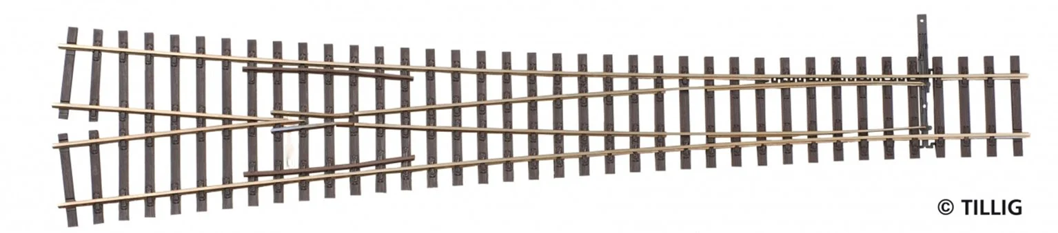 85383 Tillig elite track : Wye Point HO 9° - 6°