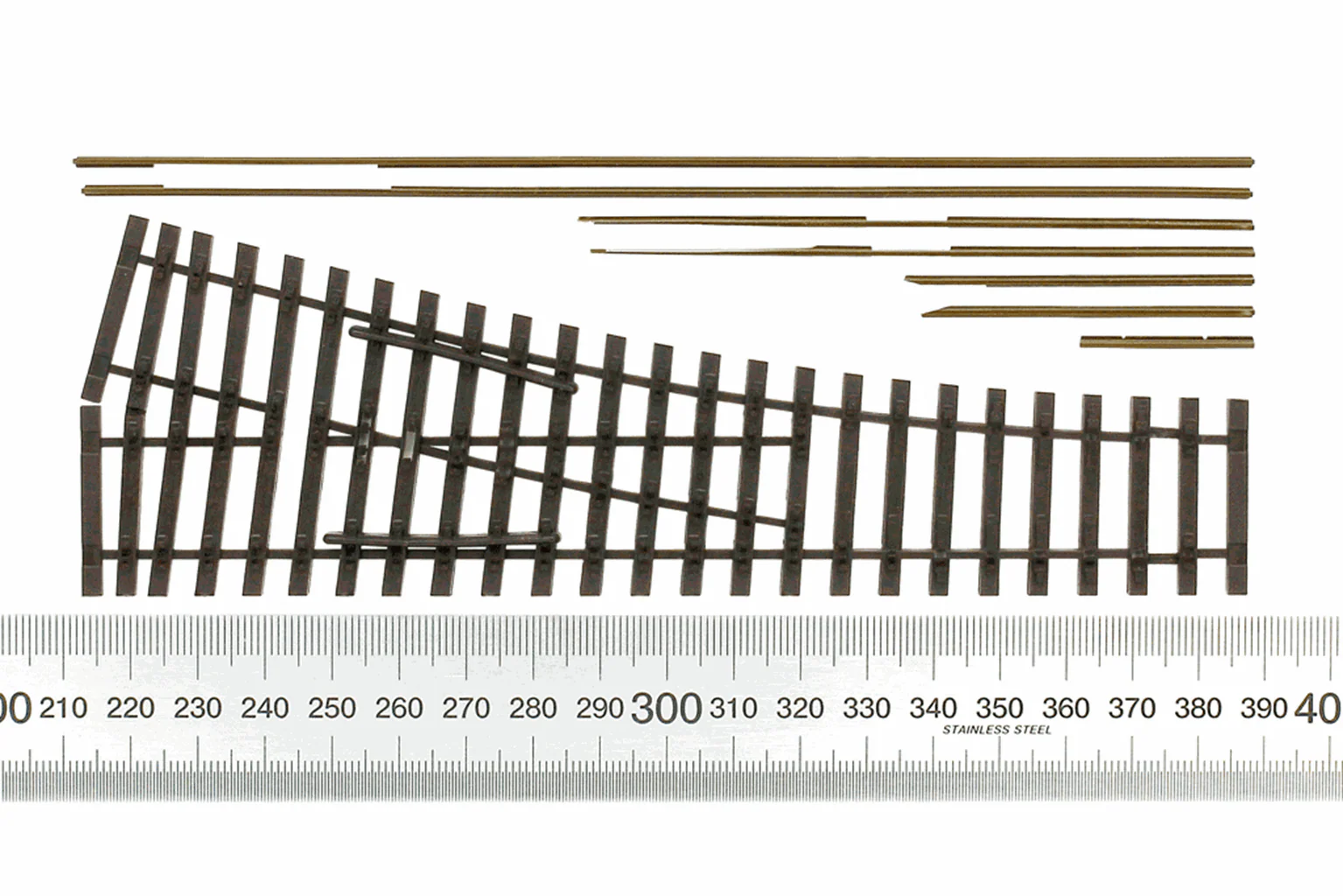 85423 Tillig elite track : Left Sharp Point Kit HO 15° - Image 2