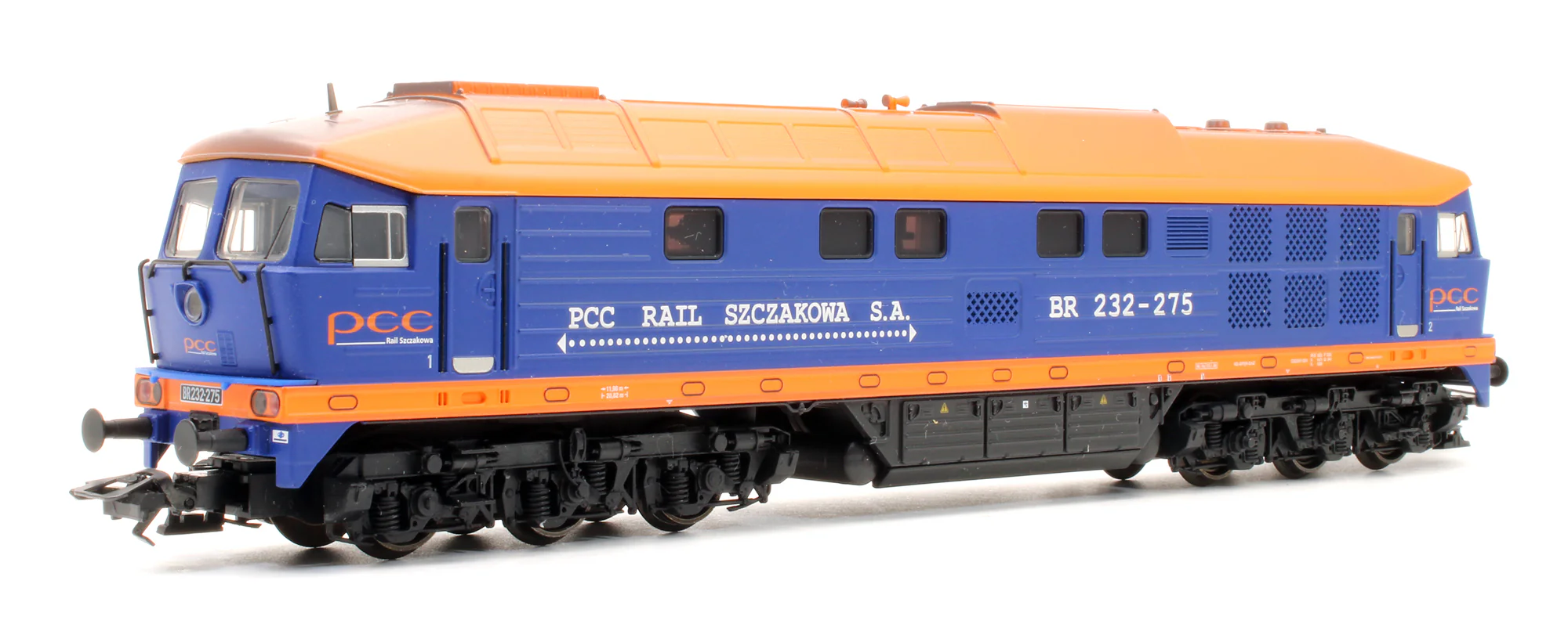 22066 Pre-Owned BR 232-275 PCC Rail Diesel Locomotive (Weathered) - DCC Sound