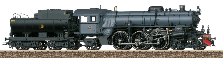 25490 SJ F1200 Steam Locomotive VI - DCC-Sound - Image 2