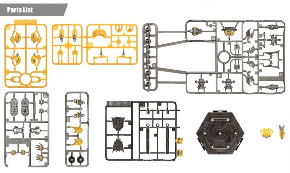 PKTM03117 Transformers Bumblebee B-127 SK06 Smart Model Kit - Image 3