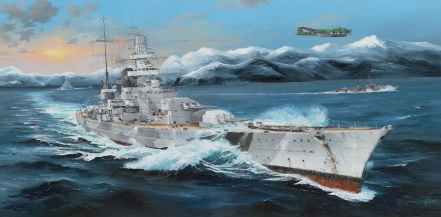 PKTM03715 German Battleship Scharnhorst Model Kit