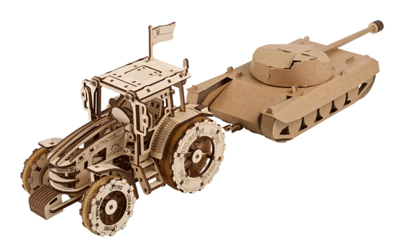 UG70184 The Tractor Wins Mechanical Model Kit - Image 3