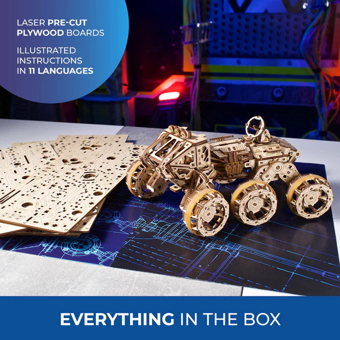 UG70206 Manned Mars Rover Mechanical Model Kit - Image 10