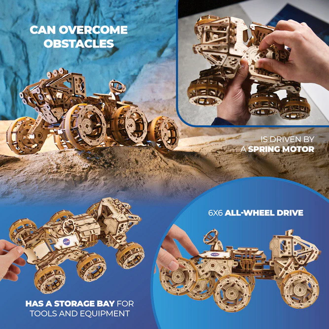 UG70206 Manned Mars Rover Mechanical Model Kit - Image 11