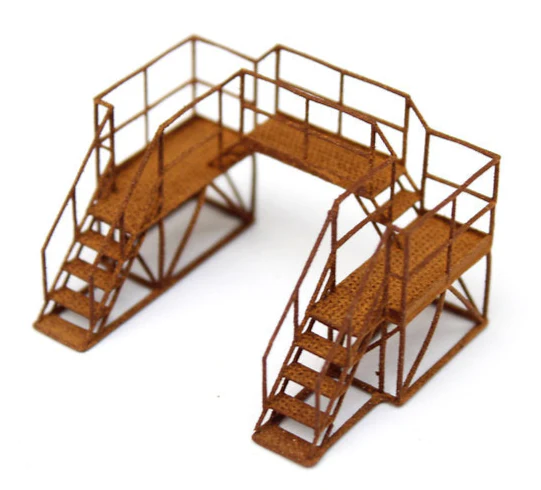 BSUPRS Up and Over Tap Valve Steps - RUSTY