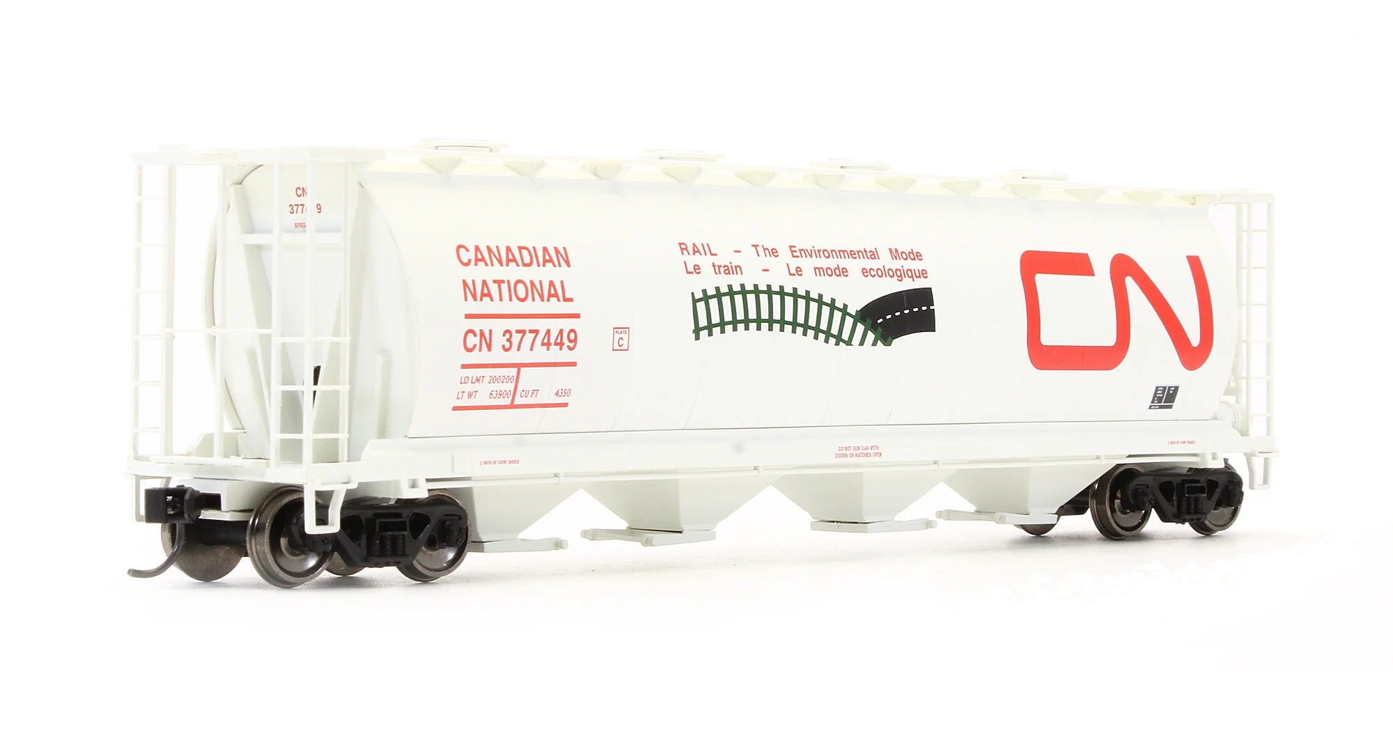 Pre-Owned 910-7330 59' Cylindrical Hopper Canadian National - Road #377449