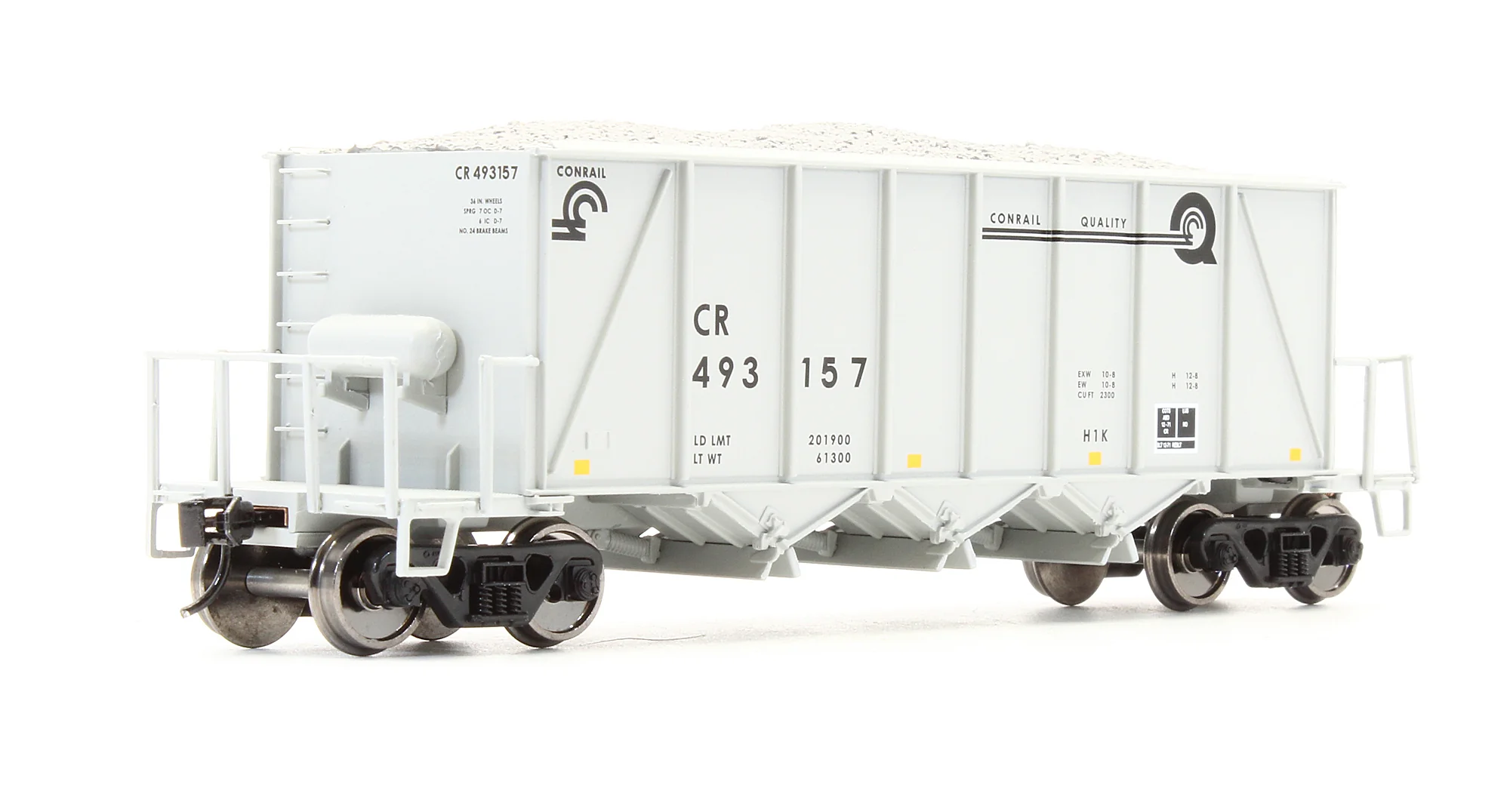 920-106032 Pre-Owned 40' Ortner 100-Ton Aggregate Hopper Conrail - Road #493157